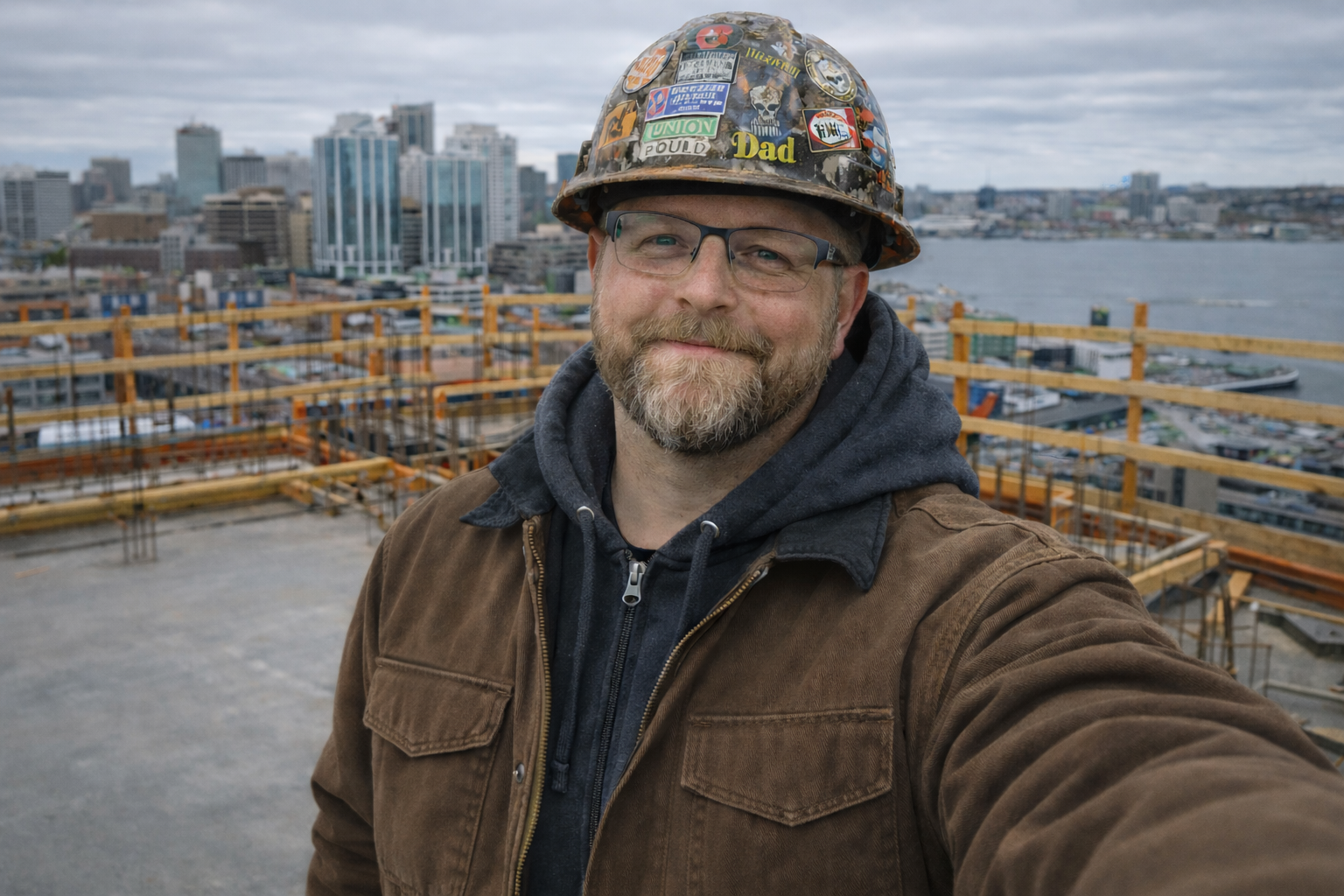 The author — single dad, tradesman, East Coast Canada
